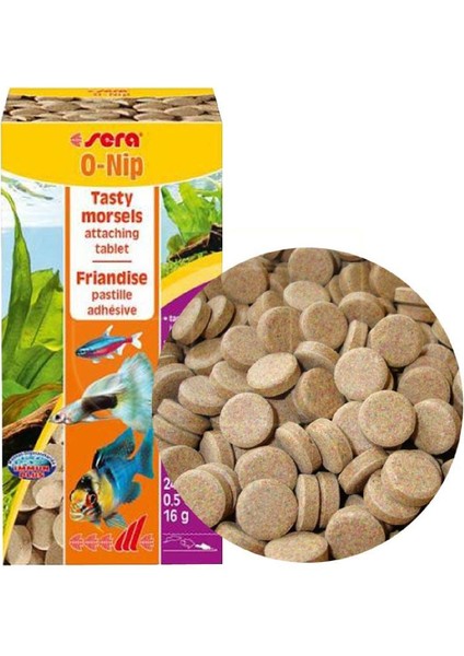 Sera O-Nip Tablet Yem 20 Li Poşet