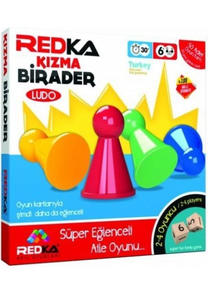 Redka Kızma Birader Oyunu Kızmabirader Ludo Ahşap Zemin