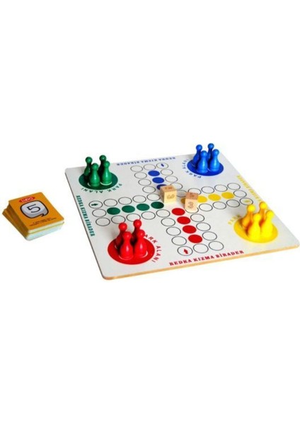 Redka Kızma Birader Oyunu Kızmabirader Ludo Ahşap Zemin