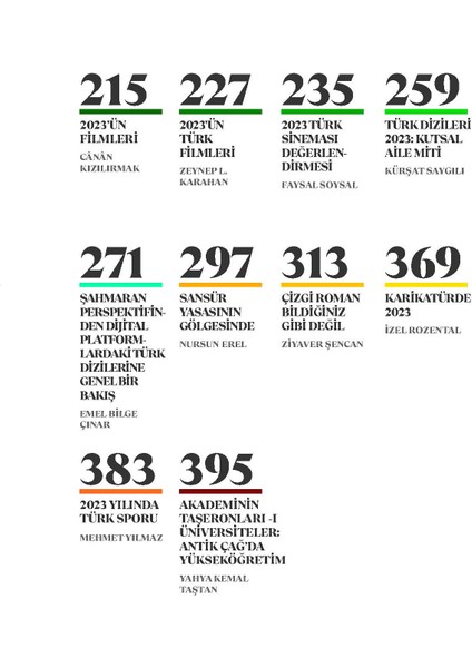 Nodul Kültür, Sanat, Edebiyat Almanağı - 2023