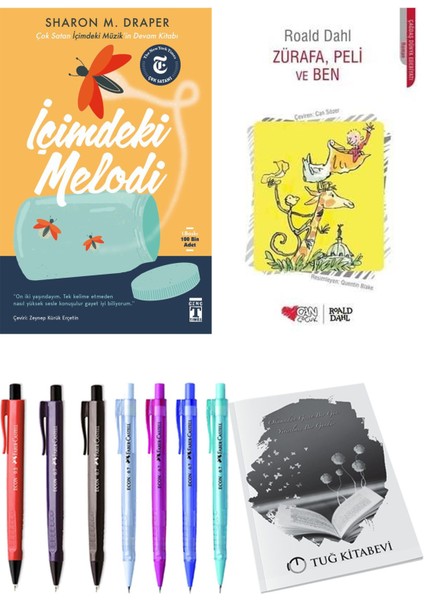 Zürafa, Peli ve Ben ve İçimdeki Melodi 2'li Set - Kalem