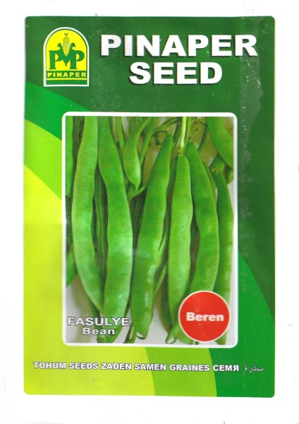 Beren Fasulye Tohumu 10 gr Pınaper Tohumculuk
