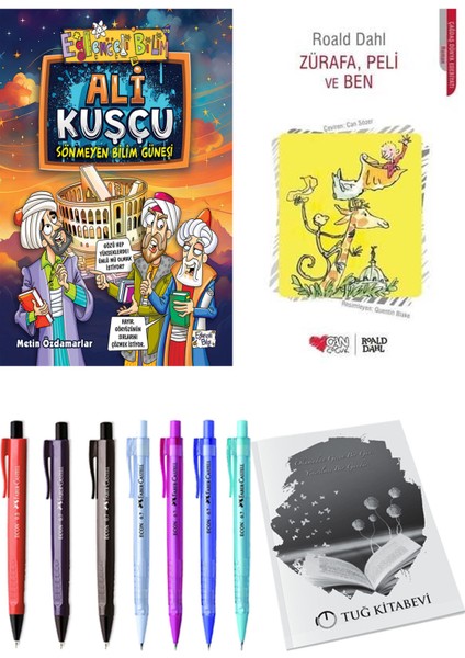 Zürafa, Peli ve Ben ve Ali Kuşçu Sönmeyen Bilim Güneşi 2'li Set - Kalem