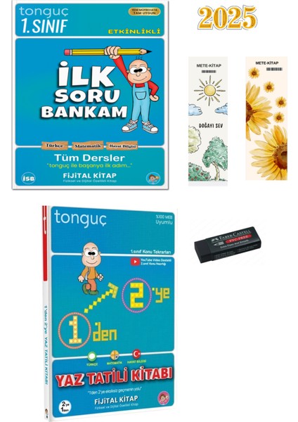 1. Sınıf Tüm Dersler Soru Bankası ve 1'den 2'ye Hazırlık Kitabı