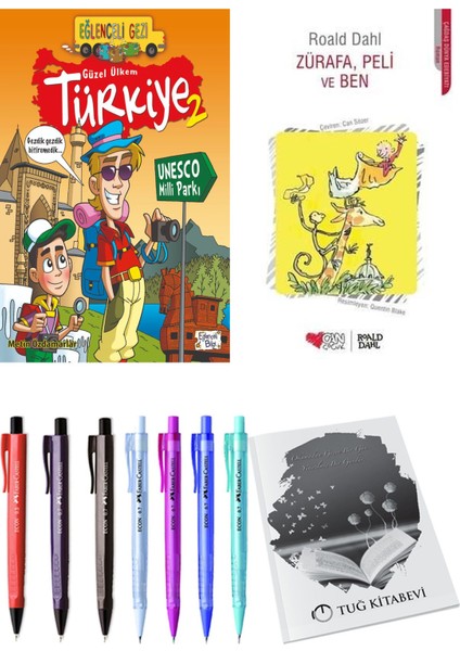 Zürafa, Peli ve Ben ve Güzel Ülkem Türkiye 2 2'li Set - Kalem