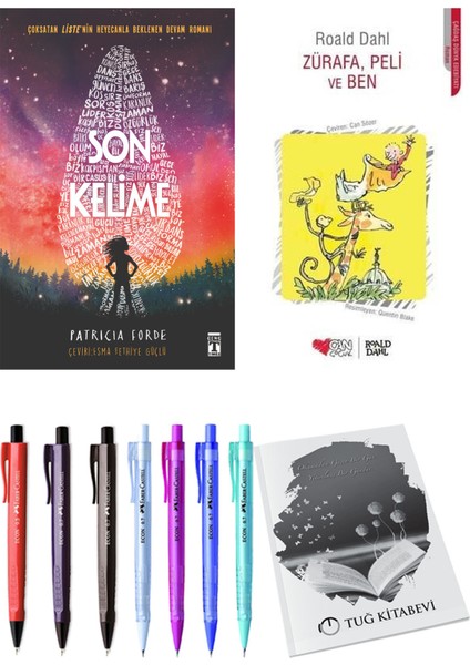 Zürafa, Peli ve Ben ve Son Kelime 2'li Set - Kalem