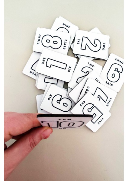 20 Parça Ahşap Zeka Kartları Eşleştirme ve Hafıza Oyunu, 2+ Yaş indirimleri