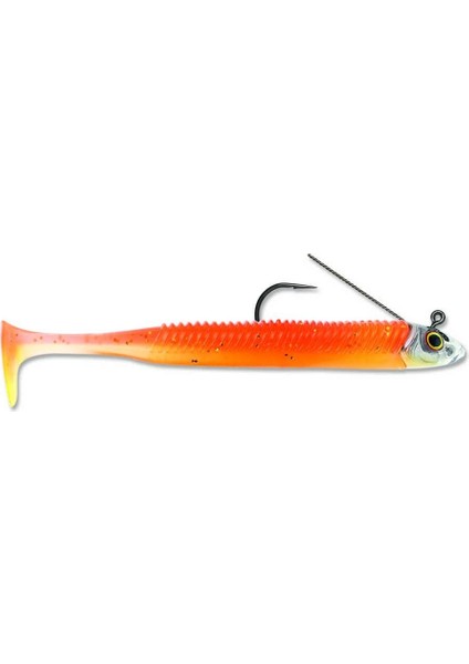 360GT Weedless Jıg Minnow So 14 cm 34G Sililkon Yem 3+1 Set