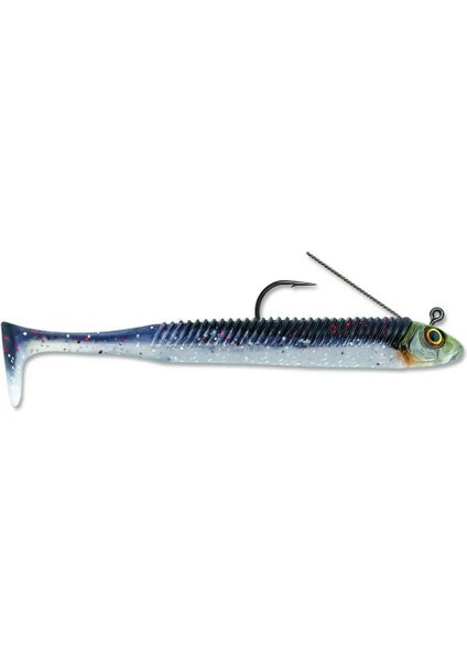 360GT Weedless Jıg Minnow Wb 14 cm 34G Sililkon Yem 3+1 Set