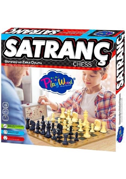 Ahşap Satranç Takımı Play Wood