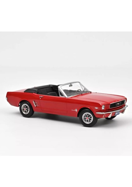 182810 1/18 Ford Mustang Convertible 1966 Signal Flare Red