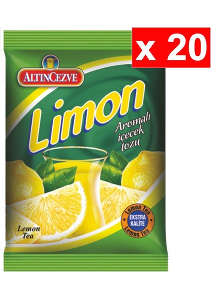 Limon Aromalı Içecek Tozu 250 gr - 20'li Paket