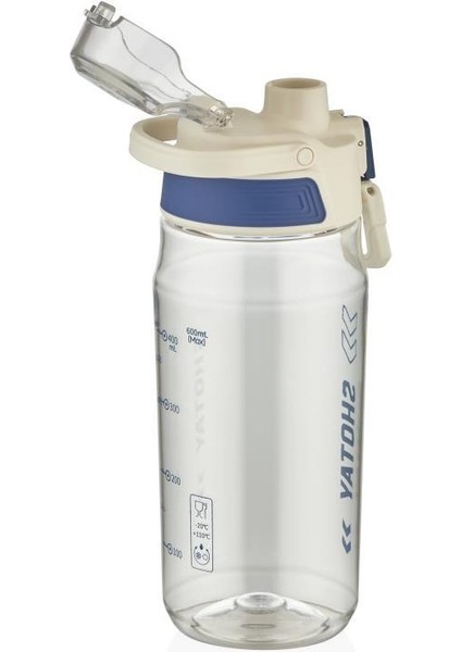 Su Matarası Tritan Beyaz 600ML