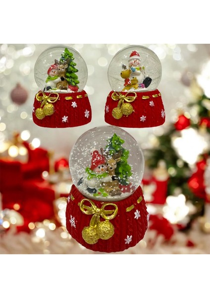 Happy New Year Maxi Boy Kar Küresi - Yeni Yılın Işıltısını Evinize Taşıyın