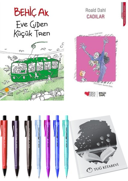 Cadılar ve Eve Giden Küçük Tren 2'li Set - Kalem