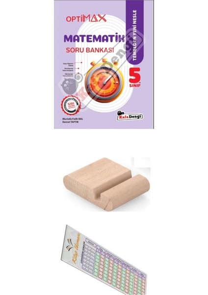 5. Sınıf Optimax Matematik Soru Bankası - Telefon Tutucu