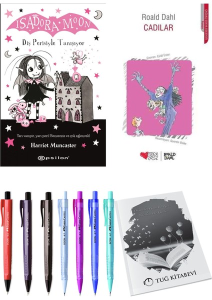 Cadılar ve Isadora Moon 13 Diş Perisiyle Tanışıyor 2'li Set - Kalem