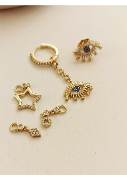 Charm 3'lü Set Küpe