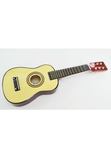 U202-NT Çocuklar İçin Ahşap 60 cm Oyun Gitarı