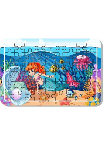 Deniz Kızı A4 54 Parça Puzzle, Oyuncak, Yapboz