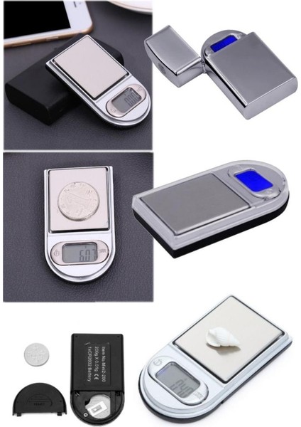 Metal Zippo Çakmak Model Mini Dijital Cep Tartısı Akıllı Yüksek Hassasiyetli Gram Ölçeği 100G-0.01G