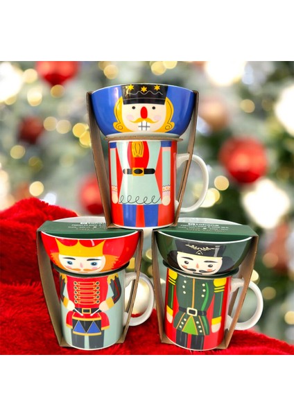 Kurşun Asker Temalı Yılbaşı Kupa & Kase Seti – Sofranıza Şıklık ve Neşe Katın! fiyatları