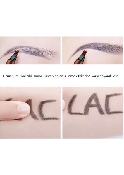 Microblading Etkili Kaş Kalemi Jumbo Boy Kaş Kontürü (Siyah, Kahve, Kızıl Renk Seçenekleri)