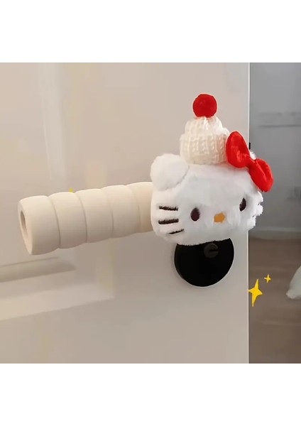 Sanrio Hello Kitty Kapı Kolu Seti Kapı Kolu Koruyucu Oda Ev Okul Ofis Aksesuar