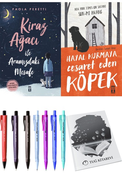 Hayal Kurmaya Cesaret Eden Köpek ve Kiraz Ağacı ile Aramızdaki Mesafe 2'li Set - Kalem