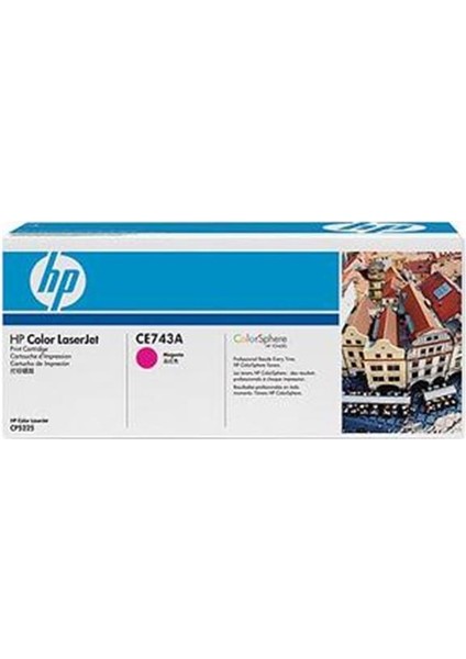 <![cdata[hp CE743A (307A) Macenta Toner 7.300 Sayfa]]>