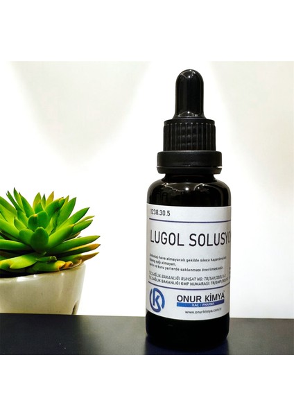 Lugol Solüsyonu %2 Lik / 20 Ml / Damlalıklı / Iyot Çözeltisi