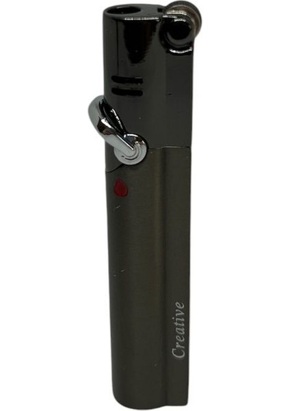 Metal Jet Alev Tek Torch Gazlı Slim Çakmak