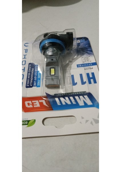 Photon H11 Mini Compact LED Oto Ampul Photon 2li Set 2ADET