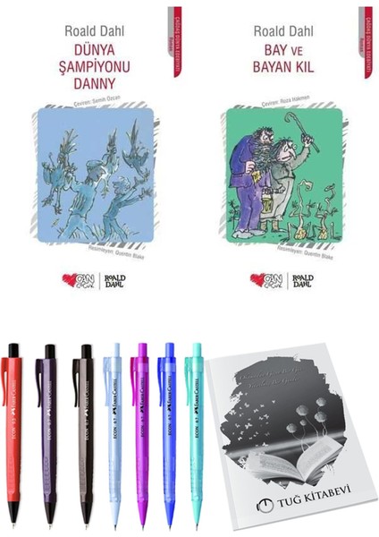 Bay ve Bayan Kıl ve Dünya Şampiyonu Danny 2'li Set - Kalem