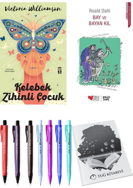 Bay ve Bayan Kıl ve Kelebek Zihinli Çocuk 2'li Set - Kalem
