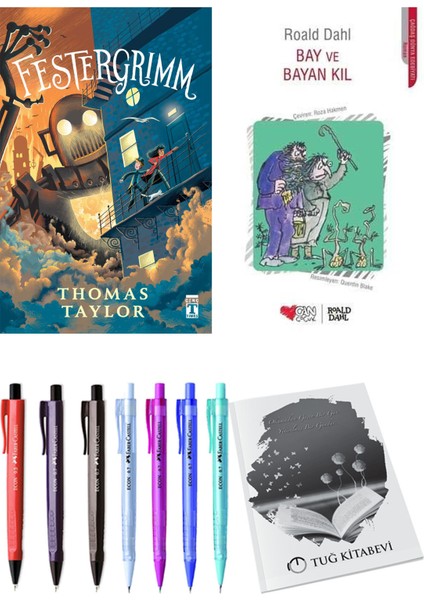 Bay ve Bayan Kıl ve Festergrimm 2'li Set - Kalem