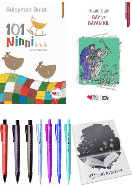 Bay ve Bayan Kıl ve 101 Ninni Süleyman Bulut 2'li Set - Kalem