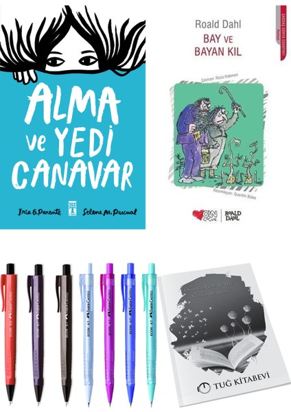 Bay ve Bayan Kıl ve Alma ve Yedi Canavar 2'li Set - Kalem