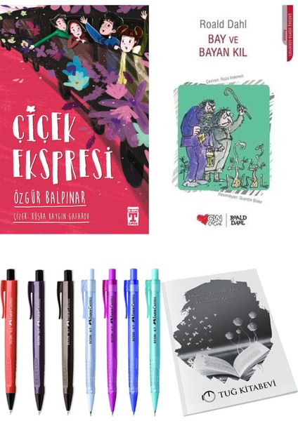 Bay ve Bayan Kıl ve Çiçek Ekspresi 2'li Set - Kalem