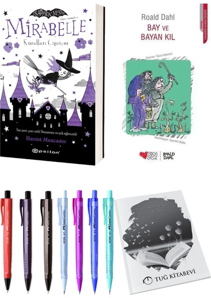 Bay ve Bayan Kıl ve Mirabelle 2 Kuralları Çiğniyor 2'li Set - Kalem