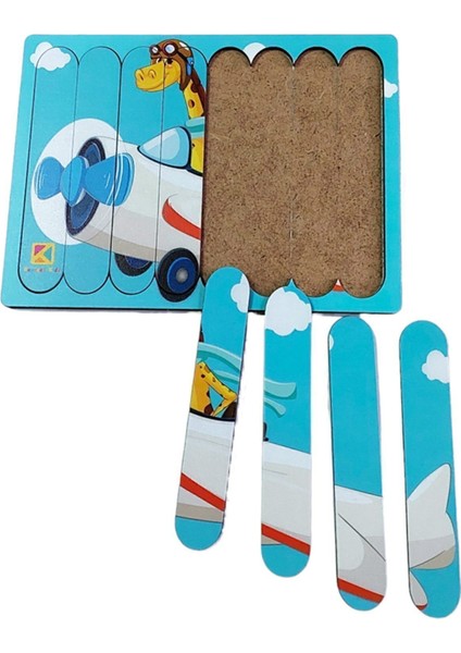 Uçan Zürafa Ahşap Stick Puzzle