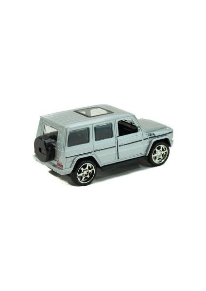 Metal Mercedes G63 Çek Bırak Model Araba Gri 12 cm modelleri