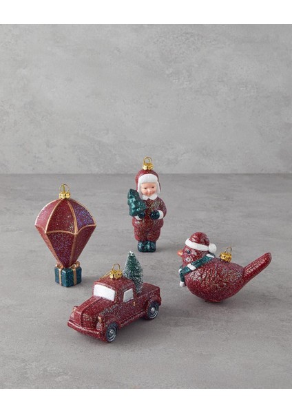 Ador Yılbaşı Ağacı Süsü 11 5 cm Kırmızı modelleri