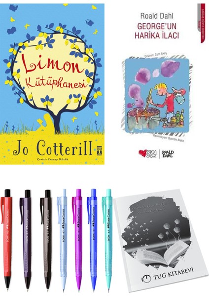George'un Harika İlacı ve Limon Kütüphanesi 2'li Set - Kalem