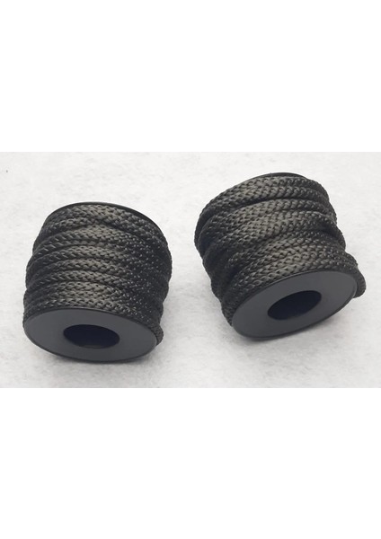 20 mt Uzunluğunda 6 mm Antrasit Renk Esnek Eşofman Kapşon Bağcık ipi