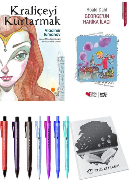 George'un Harika İlacı ve Kraliçeyi Kurtarmak 2'li Set - Kalem