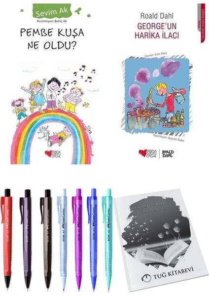 George'un Harika İlacı ve Pembe Kuşa Ne Oldu? 2'li Set - Kalem