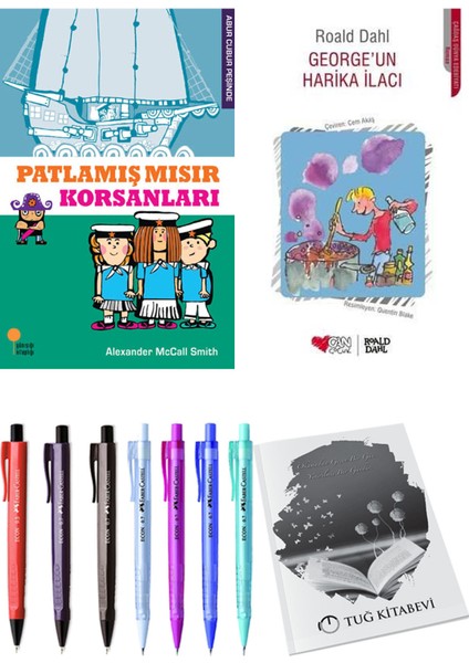 George'un Harika İlacı ve Patlamış Mısır Korsanları 2'li Set - Kalem