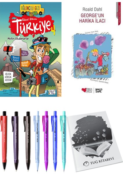 George'un Harika İlacı ve Güzel Ülkem Türkiye 4 2'li Set - Kalem
