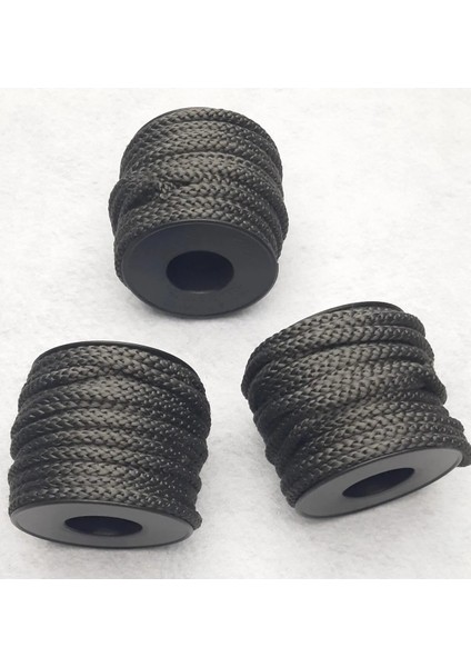 30 mt Uzunluğunda 6 mm Antrasit Renk Esnek Eşofman Kapşon Bağcık ipi